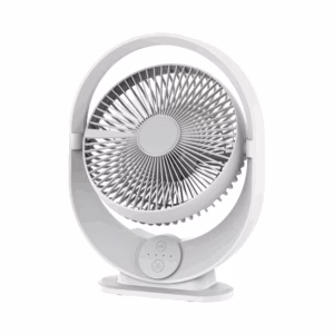 Akari 8" Rechargeable Elliptical Fan w/ LED (ARF-8068)