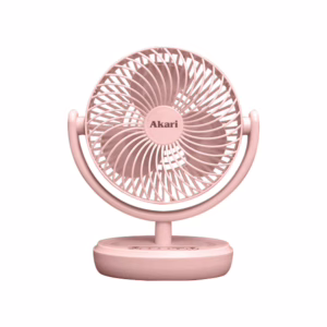 Akari 6” Rechargeable LED Deskfan with Night Light Function (ARF-606)